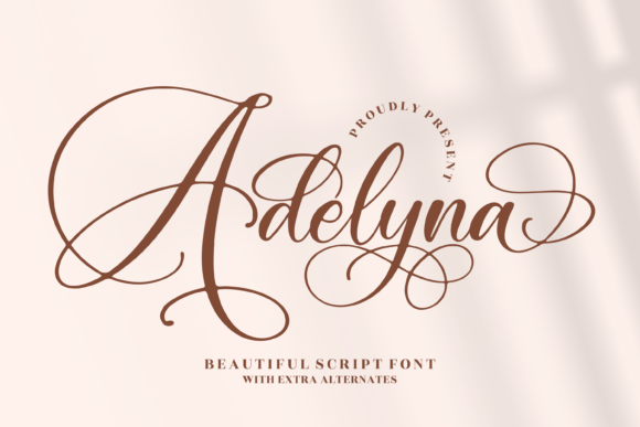 Adelyna: A Delicate Script for Elegant Branding