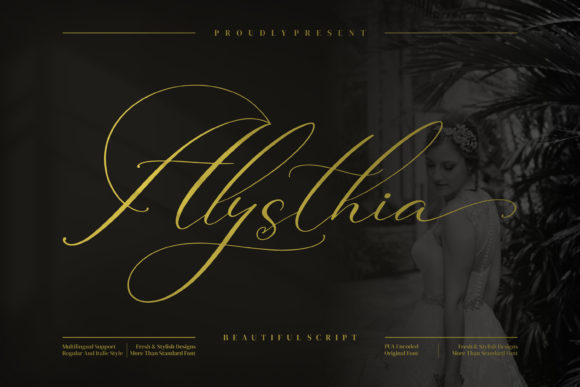 Alysthia: A Classy Script Font