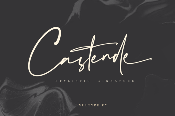 Castende: A Delicate Script for Elegant Design