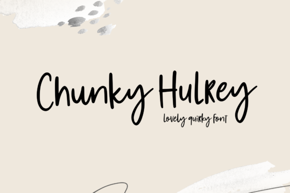 Chunky Hulrey: A Bold Font for Campaign Design