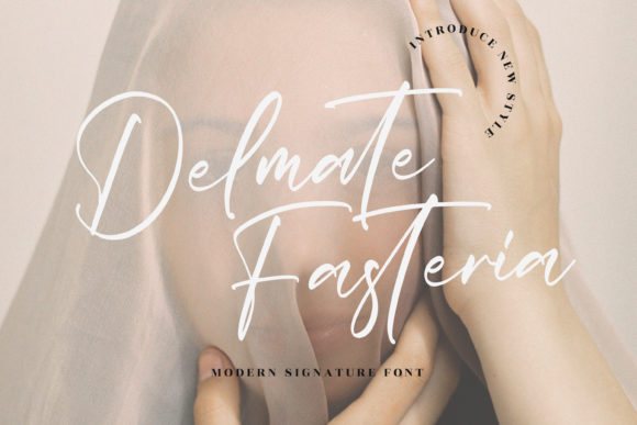 Delmate Fasteria: Elegant Script Font