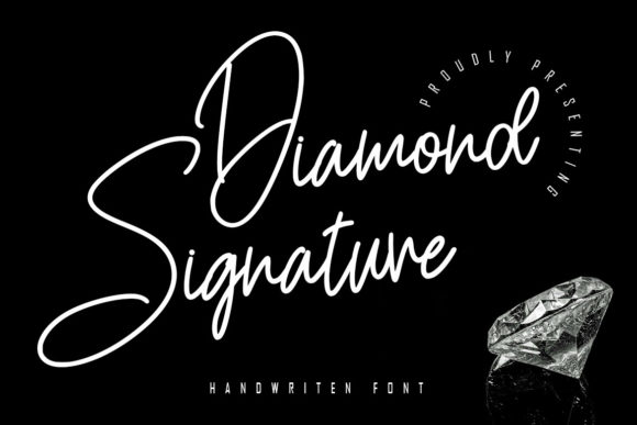 Diamond Signature Font: Elegant Script for Digital Marketing