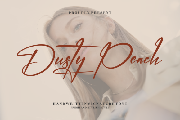 Dusty Peach: A Luxurious Handwritten Font