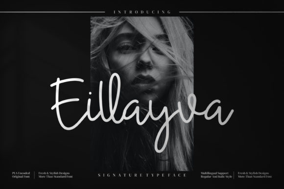 Eillayva: A Handwritten Font for Web Design