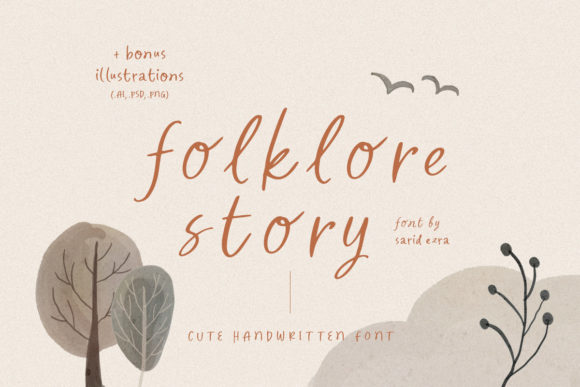 Folklore Story Font for Business
