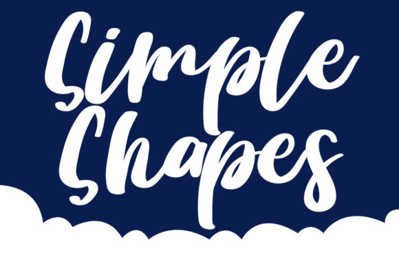 Simple Shapes Font for Creative Design
