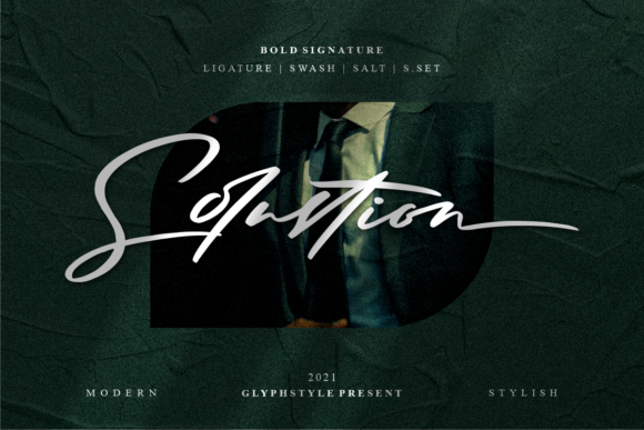 Solustion: Elegant Script Font