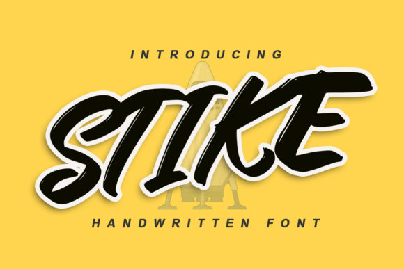Stike: A Handwritten Font for Creative Makers