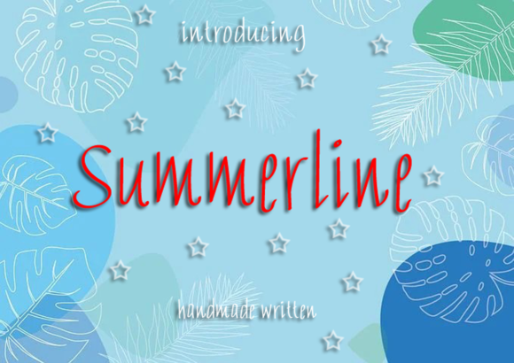 Summerline: A Script Font for Elegant Design