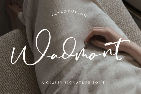 Wadmont: A Playful Script Font