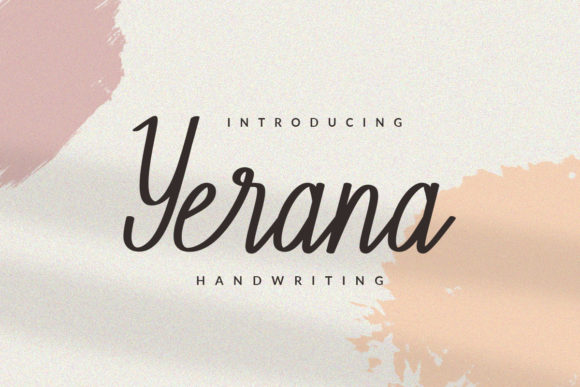 Yerana: A Sweet Handwritten Font for Web Design